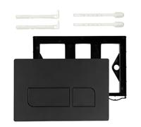 Push Plate Toilet Actuator Plate Cistern Replacement Parts Compatible with Geberit Sigma01 UP300 & 320 Actuator Plate (Black)