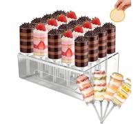 Push Pop Cake Containers - Reusable Cake Mold | Ice Cream Push Pop Container | for Home Bakers Bakeries Parties Weddings School Events Picnics Holiday Gatherings Buffet Restaurant