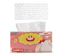 Push Popps It Fidget Toys, Heart Bubble Wrap Sheets For Stress Relief, Pressure Relieving Funny Paper, 25 Sheets Bubble Poper Wrap Fidget Sensory Toys, Fake Habits For Boys Girls Adults Office School