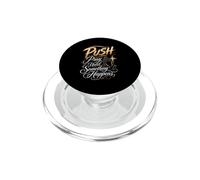 Push Pray Until Something Happens Praying Hands PopSockets PopGrip for MagSafe