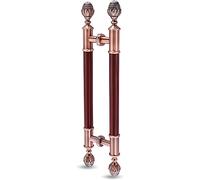 Push Pull Bar Handle for Sliding Doors, Rustic Barn Hardware, Easy Installation with Fittings, Ideal for Apartments and Lobbies