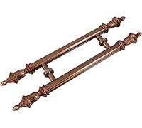Push Pull Bar Handle - Rustic Antique Door Handle for Shop, Hotel, Office - Elegant Glass Sliding Hardware - 90cm (35.4in)