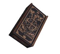 Push Pull Tarot Card Storage Box Wooden Gift Case Small Trinket Portable Divination Wooden Storage Case Multipurpose Holder
