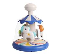 Push & Run Carousel Push Toy - Safety Bars | Shoot & Spin Toy, Interactive Colorful Cause Interactive Rotating Toy for Birthday