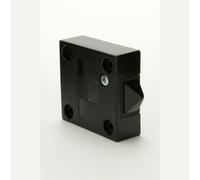 Push To Break Door Switch Cupboard Switch Wardrobe Switch Black or White Surface (Black)