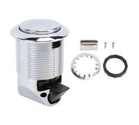 Push to Close Latch Keyless RV Cabinet Lock, Smooth Operation, Minimalist Design, RVs Yachts Motorhomes Caravans, Suitable with Vehicles (Chrome)