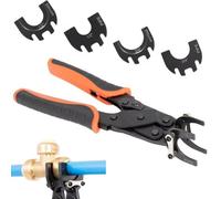 Push to Connect Fitting Removal Tool - Quick Connect Release Pliers, Air Hose from Quick Push Fit Connectors, for Removal PEX PVC Copper Pipe (Black)