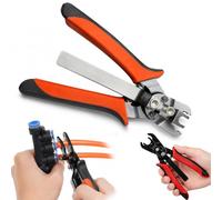 Push to Connect Fittings Disconnect Tool Kit, Quick Release Pliers for 1/4 5/16 3/8 1/2 Inch Pneumatic Hose, Air Line Removal Tool for Automotive Repair, Truck Air Suspension, and Water Systems