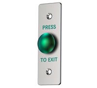 Push to Exit Button for Door Access Control Big Press Button Waterproof Stainless Steel Shell NO/COM Output
