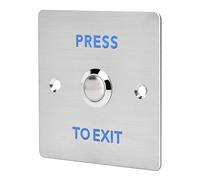 Push to Exit Button, Push Button Release Button Stainless Steel Door Switch Door Exit Access Door Access Push Button for Access Control Lock