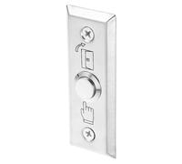 Push to Exit Button Stainless Steel Wall Plate for Door Access Control
