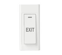 Push to Exit Door Release Button, Surface Mounted, Resettable NO/COM Switch for Access Control Systems, 89mm x 40mm Panel,Maximum Current 250V 16A - for Commercial and Home Security Use (1 pcs)