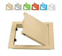 Push to Open Access Panel Door for Wall Ceiling 200x200mm 300x450mm Drywall Access Panel Aluminum Inspection Hatch for Plumbing, Electrical, HVAC Magnetic Closure(Champagne,200x400mm)