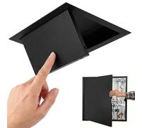 Push to Open Access Panel, Drywall Inspection Hatch Door, 30 40 60cm Metal Access Door for Conceal Wiring Clean Space Easy Access, Wall And Ceiling Electrical Plumbing Fuse Box Cover(Black,300x500 mm)
