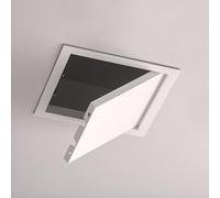 Push-to-Open Access Panel for Drywall, Aluminum Alloy Plumbing Wall Access Door, Flush Mount Inspection Hatch for Ceiling HVAC Electrical Maintenance(White,22x22in(56x56cm))