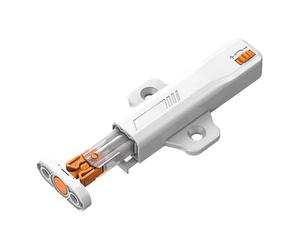 Push to Open Cabinet Hardware, Heavy Duty Door Touch Latch, Kitchen Door Pushing Release Latches, ABS, Metal Material, Cabinets Press Out Latch for Doors, Closet and RV, 11.3 x 3.2 cm