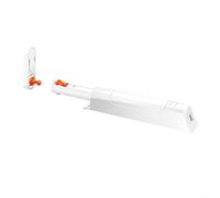 Push to Open Cabinet Latch 143mm Adjustable No Drill(White)