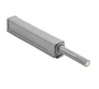 Push to Open Cabinet Latch Touch Release Catch with Spring Loaded Plunger, Handleless Door Bumper for Kitchen Cupboard Wardrobe Drawer, ABS Plastic Hardware in(Gray)