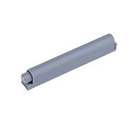Push-to-Open Cabinet Latch with a Spring-Loaded End Plunger, A | Gray Elongated Latch Housing, Press-to-Open Function From the End Plunger, for Cabinet Door Assemblies Without