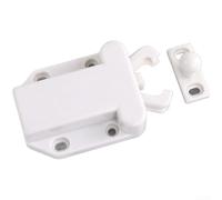 Push to Open Concealed Latch Hardware for Cabinets and Wardrobes Supporting For BEETLE Style Spring Catch Integration (Brown)