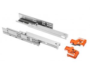 Push to Open Concealed Undermounting Full Extension Drawer Runners Slides Pair