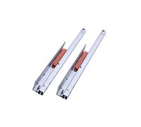 Push to Open Der Slides, Hidden Mounting, No Handle, Soft Close, 25KG Load, 250mm 500mm Lengths, 1 Pair, Ideal for Modern CABI