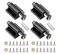 Push to Open Door Catch, 4PCS Magnetic Touch Latches, Pressure Touch Release Catches for Cabinet Cupboard Wardrobe Room Kitchen Bathroom (D)