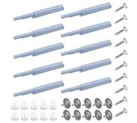 Push to Open Door Catches, 12 Pieces Cupboard Door Opener Push Door Catches Magnetic Pressure Release Drawer Push Catch Cabinet Door Damper for Kitchen Closet Door Closing Wardrobe Closure