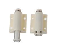 Push to Open Door Catches 4 Pcs Push to Open Door Catches Magnetic for Self-Locking Device to Catch(White)