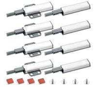 Push to Open Door Catches, 8 PCS Magnetic Door Push Opener Soft Close Dampers Doors Magnet Catch Latch for Kitchen Cupboard Cabinet Drawer Wardrobe Closure Closer
