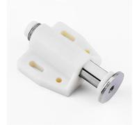Push to Open Door Catches 8 Pcs Rebound Single Door Magnetic Catch Built-in Powerful Spring Push to Open Touch for Wardrobe Cupboard Shoe Cabinet