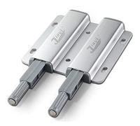 Push to Open Door Catches Jiayi Push Latch Cupboard Magnetic Double Push Opener Latch Heavy Duty Touch Open Door Closing for Drawer Closer Wardrobe Closure