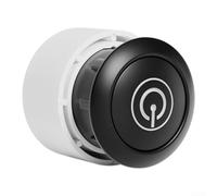 Push-to-Open Furniture Knob Glow-in-the-Dark Design | Invisible spring, easy push, no pull required, ideal for low light, black finish