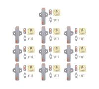 Push to Open Latch 10PCS 40N Spring Heavy Duty | Cabinet Catch, ABS, 40N Spring, Mechanical Non Magnetic, 0-6mm Adjust