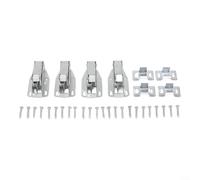 Push To Open Latch 4 Pack For Cabinet Cupboard Wardrobe Door Zinc Plated Stainless Steel Spring Loaded Touch Release Function