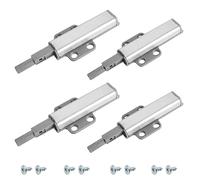 Push to Open Pressure Door Opener Compatible with IKEA BESTÅ, PAX, METOD & UTRUSTA - Door Catch for Handle-less Cabinets - Includes Screws (4 Sets)