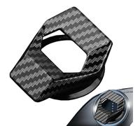Push To Start Button Cover - Alloy Casing, Car Start Detailing Kit | Modern Interior Add-On Offering Scratch Control and Gloss Finish in Taxis, Private Rides, or Long-Distance Trucks