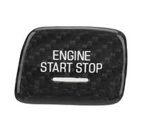 Push to Start Button Cover Carbon Fiber, Replacement for C7 2013 to 2019 - Scratch, Perfect Fit with High End Luxury Style (Black)