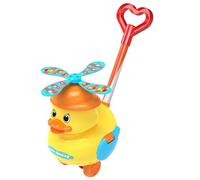 Push Toy For - Yellow Balance Coordination Development, Confidence Walking Aid Building Fun Playtime | Duck Learning Walker With Sounds And M