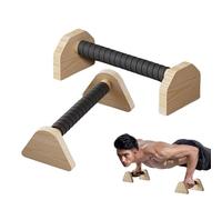 Push Up Bars, Strength Training Hand, Grip Bars, 9 Inch Non Slip Core Workout Stands with Foam Handles, Durable ABS Fitness Trainer Tools with Stable Base, Home Gym Exercise Equipment for Planks