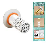 Push Up Basin Drain Stopper Copper for Core Fast Flow Push Up