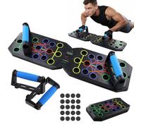 Push Up Board, 14 in 1 Multi-Functional Pushup Stands System Portable Multi-Function Detachable Pushup Bar Strength Training Pushup Stand with Handles for Men Women Workout Fitness Chest Muscle Exerci