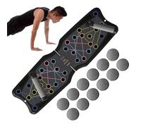 Push Up Board - 61 x 18.5 cm Push Up Function | Portable Folding Pushup | Non-Slip Muscle Exercise Equipment for Men Boys Teenagers Cyclists