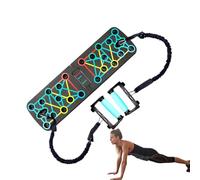Push Up Board - Colour-Coded Push-Up Training Board, Non-Slip Strength Training with Bands for Beginners Athletes Women Men Home