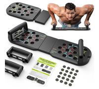 Push Up Board Fitness, Workout Home Gym Equipment, 20 in 1 Exercise Press Up Board for Floor, Exercise the Muscle of the Upper Body Shoulders,Chest,Back and Triceps Strength Training Equipment for Men