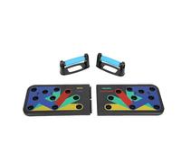 Push Up Board, Foldable Detachable Press-Up Board, 9-in-1 Multi-Function Fitness Board for Chest, Arms, Shoulders, Home Gym Strength Training Equipment for Men & Women