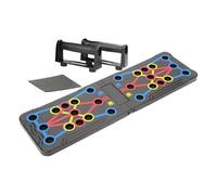 Push Up Board - Foldable Trainer Board, Foldable Bodyweight Workout, Chest Exercise Stand, Strength Training Base with Anti Slip Grip Design | Push Up for Home Garage Apartment Indoor Muscle