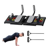 Push Up Board Home Gym, Portable Board Push Up - Push Up Bar at Home Gym | Multi-Functional Workout Accessories Pilates Bar Fitness Accessories Burn Strength Grai