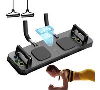 Push Up Board - Multi-Function Home Workout Equipment, Adjustable Fitness Training Bar | Chest Shoulder Arm Strength Builder with Anti-Slip Handle