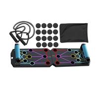 Push Up Board - Push Up Training Board | Pushs Ups Workout System | Multi Functional Chest Fitness Equipment with Color Coded Muscle Targets for Home Gym Strength Training Exercise Tool for Men Women